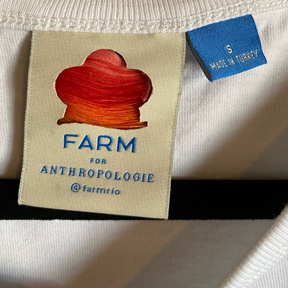 Women’s Anthropologie FARM RIO Pineapple Short Sleeve Top Size Small - Picture 3 of 4